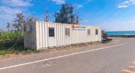 Container Văn Phòng 40ft Ven Biển: Giải Pháp Site Office Bền Bỉ Cho Dự Án Duyên Hải